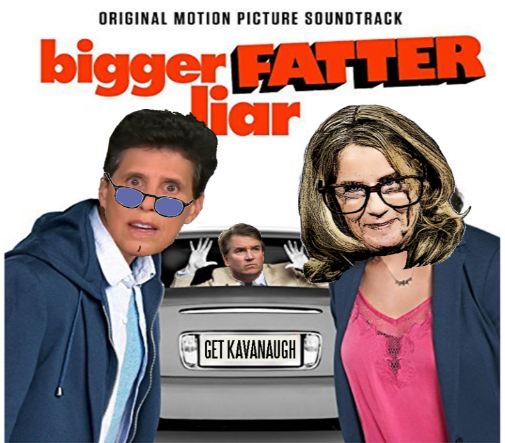 Album cover parody of Bigger Fatter Liar (Original Motion Picture Soundtrack) by Various Artists