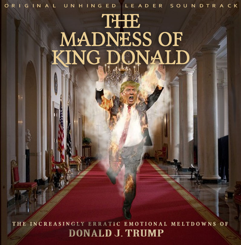 Album cover parody of The Madness of King George (The Original Motion Picture Soundtrack) by Original Motion Picture Soundtrack