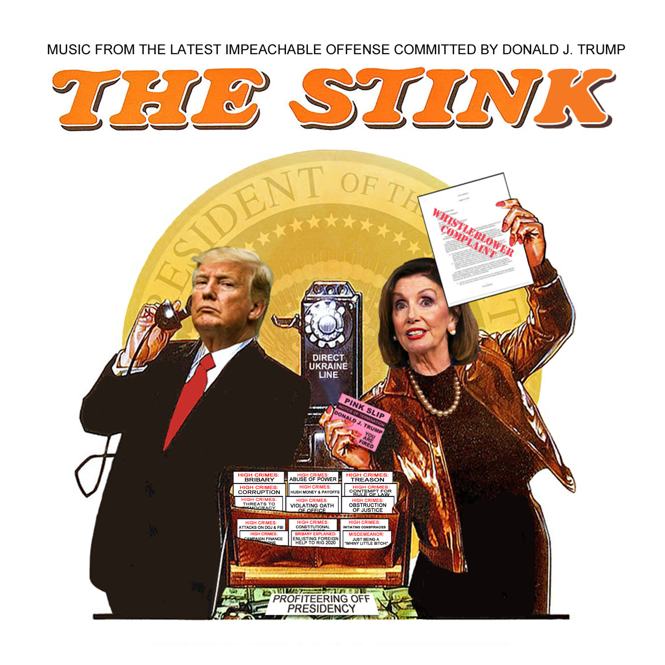 Album cover parody of The Sting 2 - Movie Soundtrack [Vinyl] Lalo Schifrin by Original Motion Picture Soundtrack