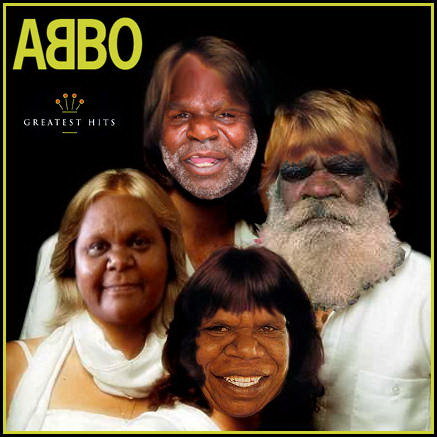 Album cover parody of The Definitive Collection [2 CD] by ABBA