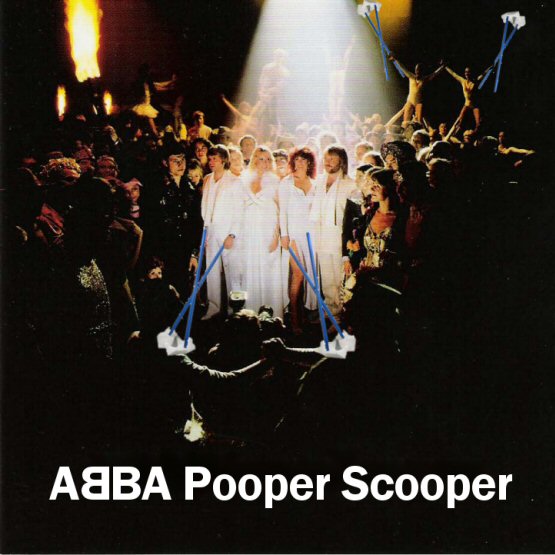 Album cover parody of Super Trouper by ABBA